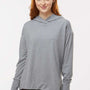 Holloway Womens Eco Revive Ventura Moisture Wicking Hooded Sweatshirt Hoodie w/ Pockets - Heather Grey