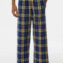Boxercraft Youth Flannel Pants w/ Pockets - Navy Blue/Gold
