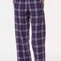 Boxercraft Youth Flannel Pants w/ Pockets - Purple/White