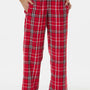 Boxercraft Youth Flannel Pants w/ Pockets - Red/White