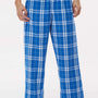 Boxercraft Youth Flannel Pants w/ Pockets - Royal Blue/Silver Grey