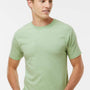 Kastlfel Mens Recycled Soft Short Sleeve Crewneck T-Shirt - Green Tea - Closeout