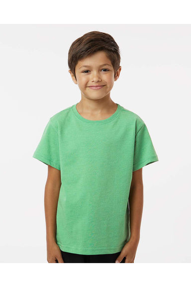 Kastlfel 2015 Youth RecycledSoft Short Sleeve Crewneck T-Shirt Green Model Front