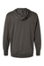 Kastlfel 4022 Mens RecycledSoft Hooded Long Sleeve T-Shirt Hoodie Carbon Grey Flat Back