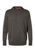 Kastlfel 4022 Mens RecycledSoft Hooded Long Sleeve T-Shirt Hoodie Carbon Grey Flat Front