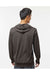 Kastlfel 4022 Mens RecycledSoft Hooded Long Sleeve T-Shirt Hoodie Carbon Grey Model Back
