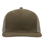 Sportsman Hats Mens Modern Snapback Trucker Hat - Dark Olive Green/Khaki - Coming Soon