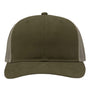 Sportsman Hats Mens Modern Snapback Trucker Hat - Dark Olive Green/Khaki - Coming Soon