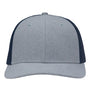 Sportsman Hats Mens Modern Snapback Trucker Hat - Heather Ice Blue/Navy Blue - Coming Soon
