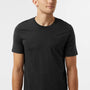 Tultex Mens Short Sleeve Crewneck T-Shirt - Black