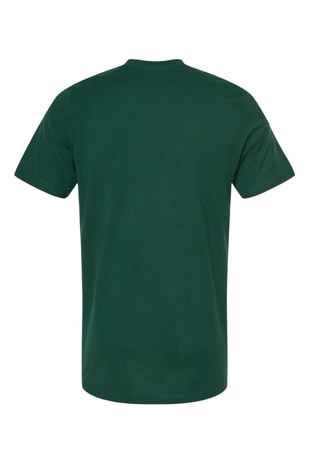 Tultex 602 Mens Short Sleeve Crewneck T-Shirt Forest Green Flat Back