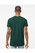 Tultex 602 Mens Short Sleeve Crewneck T-Shirt Forest Green Model Back