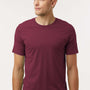 Tultex Mens Short Sleeve Crewneck T-Shirt - Maroon