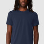 Bella + Canvas Mens EcoMax Short Sleeve Crewneck T-Shirt - Navy Blue