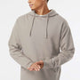 Independent Trading Company Mens Hooded Sweatshirt Hoodie w/ Pouch Pocket - Cement Grey