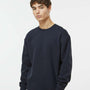 Independent Trading Co. Mens Crewneck Sweatshirt - Navy Blue - NEW