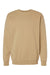 Independent Trading Co. IND3000 Mens Crewneck Sweatshirt Sandstone Brown Flat Front