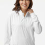 Adidas Womens Ultimate365 Moisture Wicking 1/4 Zip Sweatshirt w/ Pockets - White - New
