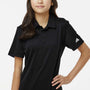 Adidas Womens Climacool Moisture Wicking Short Sleeve Polo Shirt - Black - New