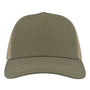 Atlantis Hats Mens Sustainable Canvas Adjustable Hat - Olive Green/Khaki - Coming Soon