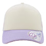 Infinity Her Hats Womens Foam Adjustable Trucker Hat - Ivory/Lavender Purple - Coming Soon