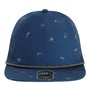 Imperial Hats Mens The Golden Hour Moisture Wicking Adjustable Hat - Navy Blue - New