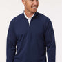 Adidas Mens Club 1/4 Zip Sweatshirt - Collegiate Navy Blue - New