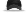Richardson Hats Mens Garment Washed Snapback Trucker Hat - Black
