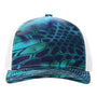 Richardson Hats Mens Printed Snapback Trucker Hat - Kryptek Pontus/White - New