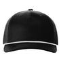Richardson Hats Mens Adjustable Trucker Rope Hat - Black/White - New
