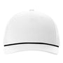 Richardson Hats Mens Adjustable Trucker Rope Hat - White/Black - New