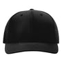 Richardson Hats Mens Tilikum Moisture Wicking Snapback Hat - Black - New
