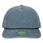 Legacy Hats Mens Skully Snapback Hat - Navy Blue - New
