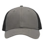 Sportsman Hats Mens Traditional Lo Pro Mesh Back Snapback Trucker Hat - Grey/Black - Coming Soon