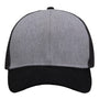 Sportsman Hats Mens Traditional Lo Pro Mesh Back Snapback Trucker Hat - Heather Grey/Charcoal Grey/Black - Coming Soon
