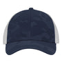 Sportsman Hats Mens Traditional Lo Pro Mesh Back Snapback Trucker Hat - Navy Blue Camo/White - Coming Soon