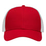 Sportsman Hats Mens Traditional Lo Pro Mesh Back Snapback Trucker Hat - Red/White - Coming Soon
