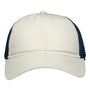 Sportsman Hats Mens Traditional Lo Pro Mesh Back Snapback Trucker Hat - Stone/Navy Blue - Coming Soon