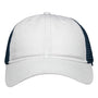 Sportsman Hats Mens Traditional Lo Pro Mesh Back Snapback Trucker Hat - White/Navy Blue - Coming Soon