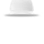 Richardson Hats Mens 5 Panel Snapback Trucker Hat - White
