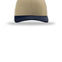 Richardson Hats Mens Snapback Trucker Hat - Khaki/Khaki/Navy Blue