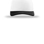 Richardson Hats Mens Snapback Trucker Hat - White/White/Black