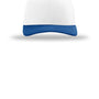 Richardson Hats Mens Snapback Trucker Hat - White/White/Royal Blue