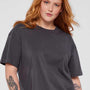 LAT Mens Relaxed Short Sleeve Crewneck T-Shirt - Slate Grey - New
