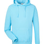 J America Mens Pigment Dyed Fleece Hooded Sweatshirt Hoodie w/ Pouch Pocket - Capri Blue - Coming Soon