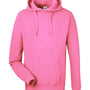 J America Mens Pigment Dyed Fleece Hooded Sweatshirt Hoodie w/ Pouch Pocket - Paradise Pink - Coming Soon
