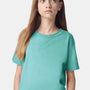 American Apparel Youth Fine Jersey Short Sleeve Crewneck T-Shirt - Celadon Blue - New