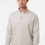 Independent Trading Company Mens Perform 1/4 Zip Sweatshirt - Smoke - New