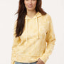 MV Sport Womens Maddie Floral Print Hooded Sweatshirt Hoodie - Sun Ray Yellow - Coming Soon