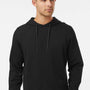 Independent Trading Company Mens Perform Hooded Sweatshirt Hoodie w/ Pockets - Black - New